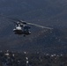 Marines with HMH-464 fly through the Rocky Mountains