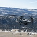 Marines with HMH-464 fly through the Rocky Mountains