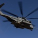 Marines with HMH-464 fly through the Rocky Mountains