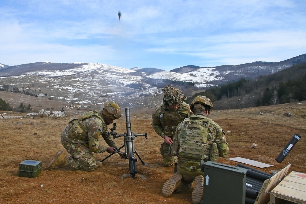 Exercise Thunder Mortar Gunnery