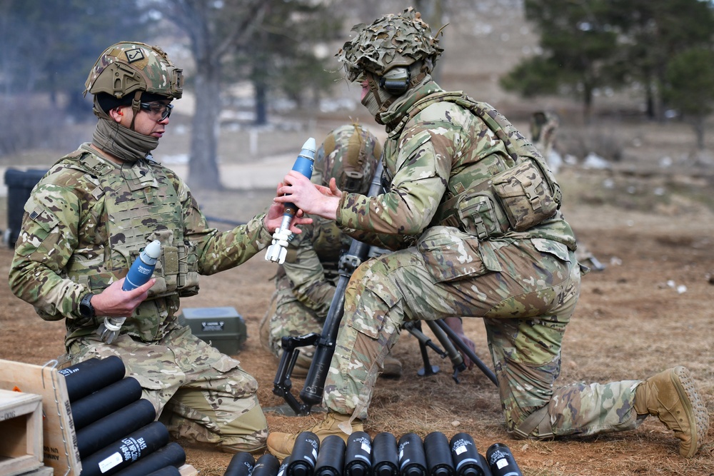 Exercise Thunder Mortar Gunnery