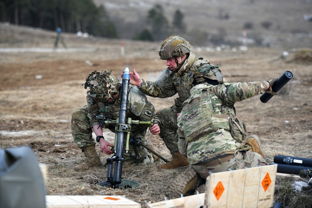 Exercise Thunder Mortar Gunnery