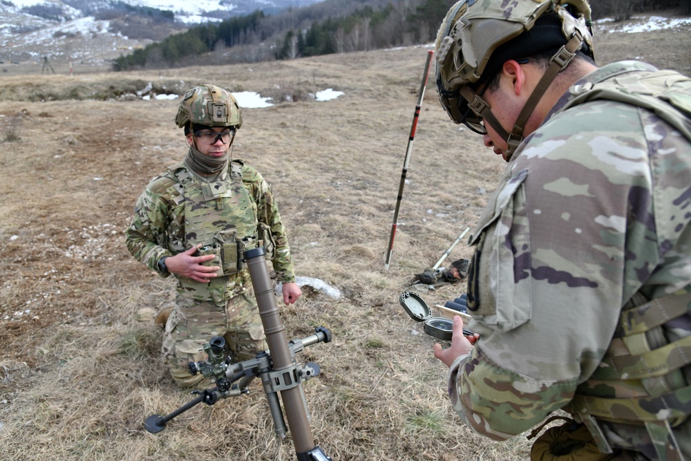 Exercise Thunder Mortar Gunnery