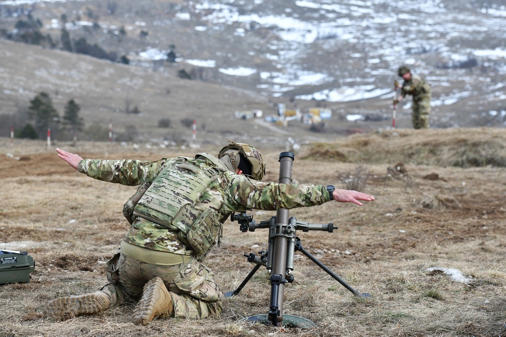 Exercise Thunder Mortar Gunnery