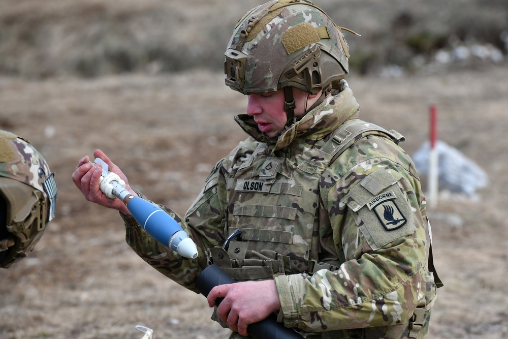 Exercise Thunder Mortar Gunnery