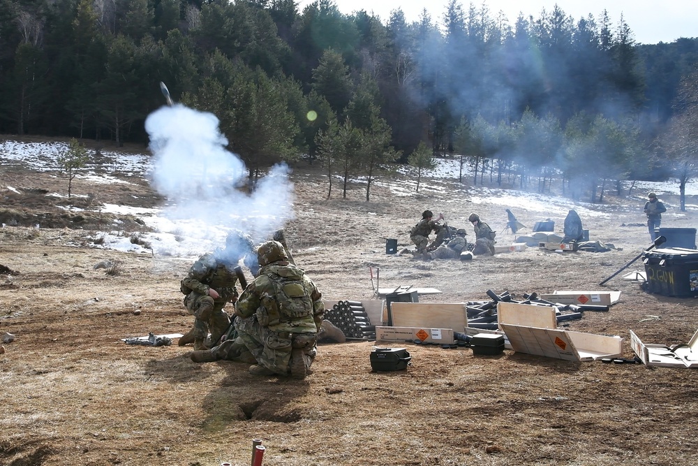 Exercise Thunder Mortar Gunnery