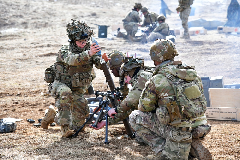 Exercise Thunder Mortar Gunnery