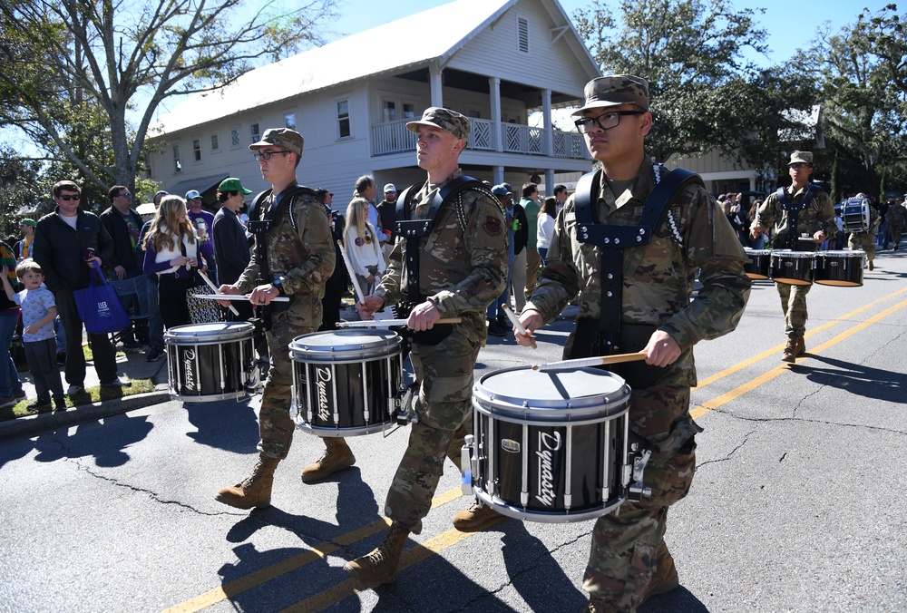 Keesler participates in Mardi Gras festivities