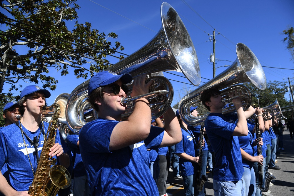 Keesler participates in Mardi Gras festivities