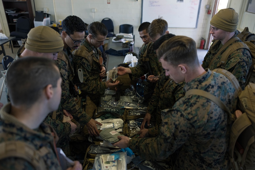 Division Marines, sailors train to provide casualty care