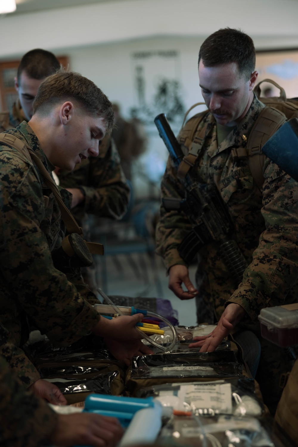 Division Marines, sailors train to provide casualty care