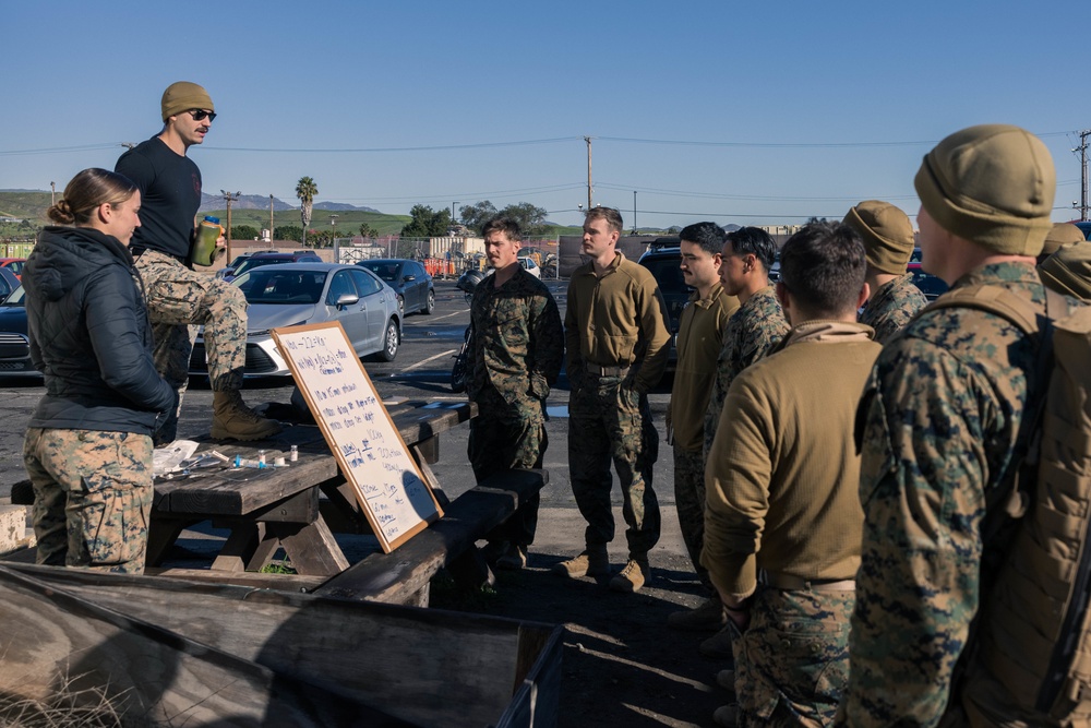 Division Marines, sailors train to provide casualty care