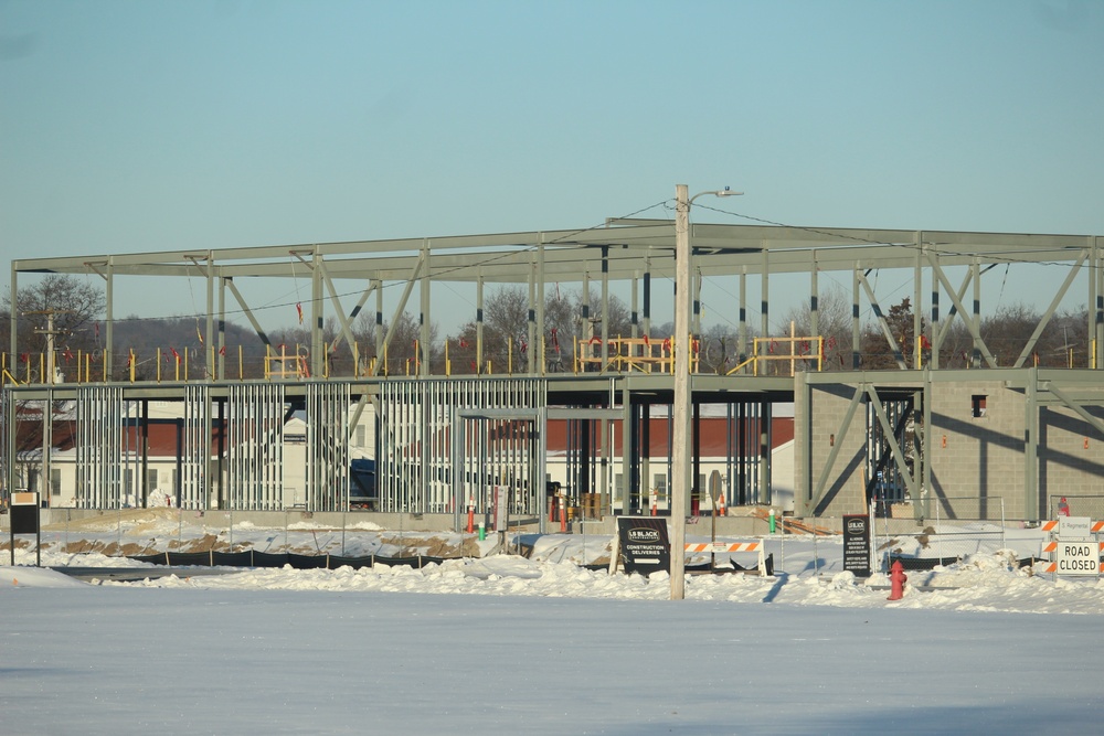 $11.96 million brigade headquarters project now 13 percent complete as February construction ops continue at Fort McCoy