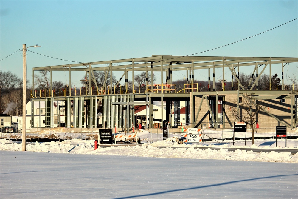 $11.96 million brigade headquarters project now 13 percent complete as February construction ops continue at Fort McCoy