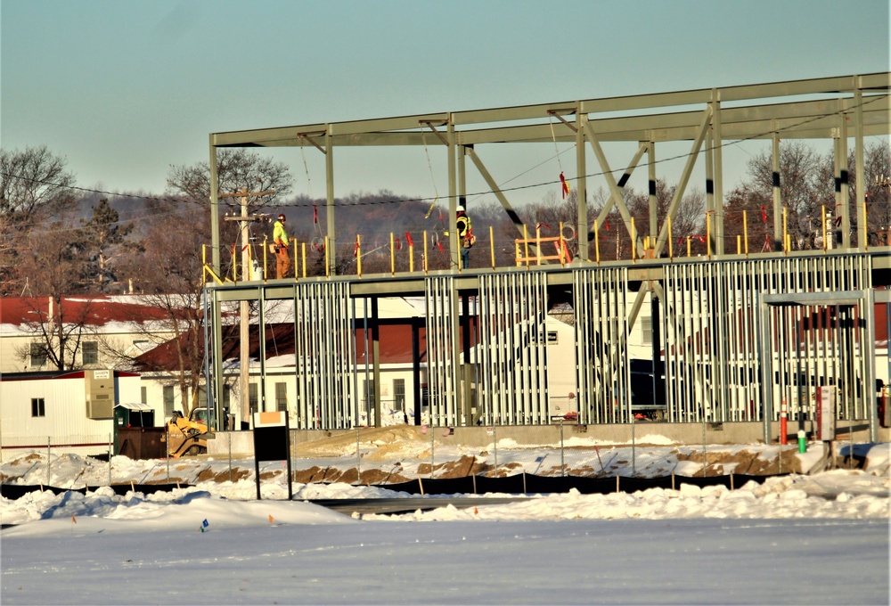 $11.96 million brigade headquarters project now 13 percent complete as February construction ops continue at Fort McCoy