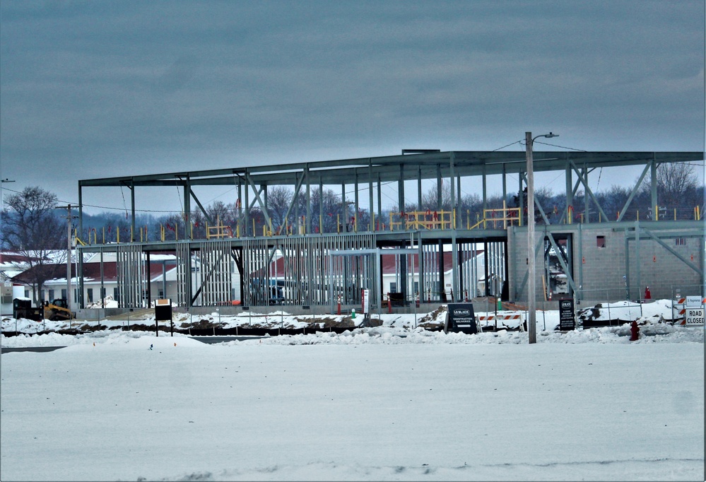 $11.96 million brigade headquarters project now 13 percent complete as February construction ops continue at Fort McCoy