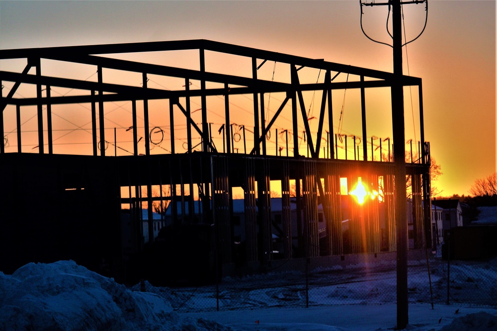 $11.96 million brigade headquarters project now 13 percent complete as February construction ops continue at Fort McCoy