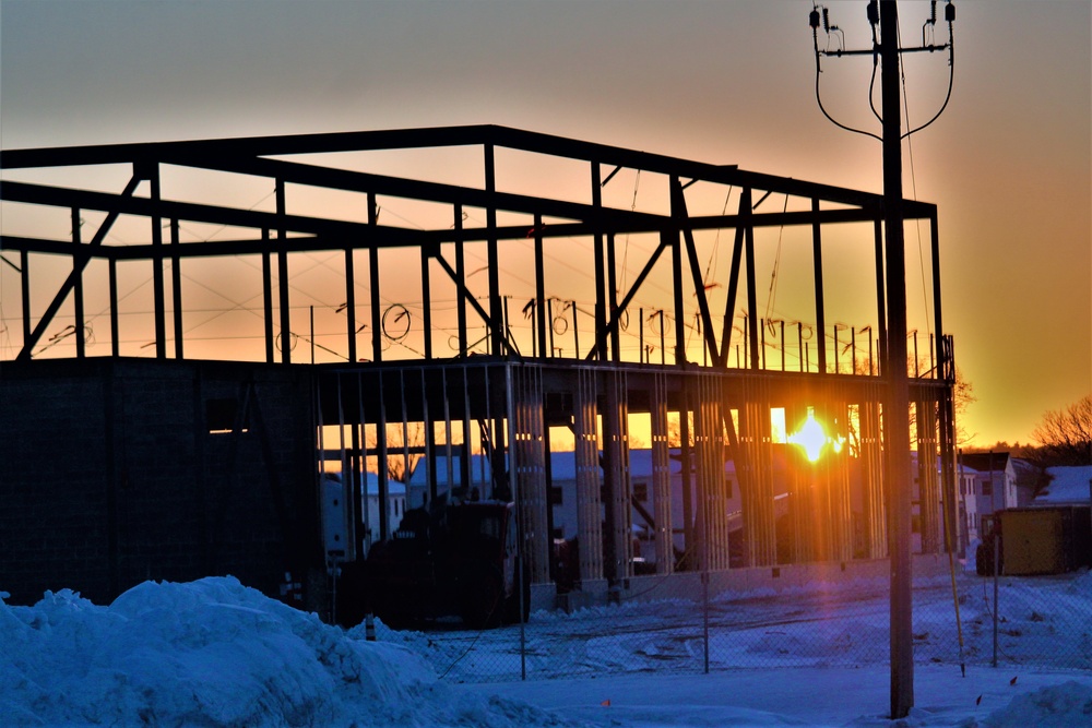 $11.96 million brigade headquarters project now 13 percent complete as February construction ops continue at Fort McCoy