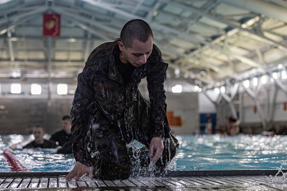 Alpha Company Swim Qualification