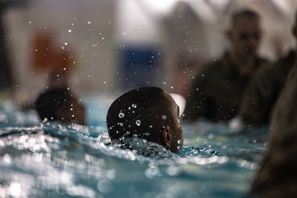 Alpha Company Swim Qualification