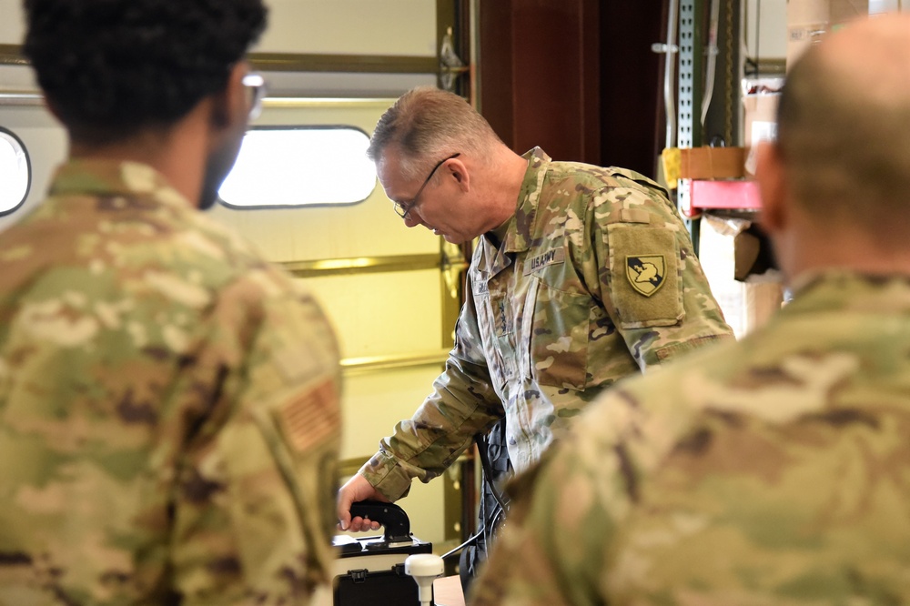 LTG Steven Gilland Superintendent USMA visits USAG FT Hamilton