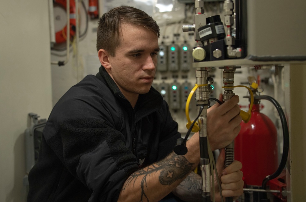 USS America (LHA 6) Conducts Daily Operations