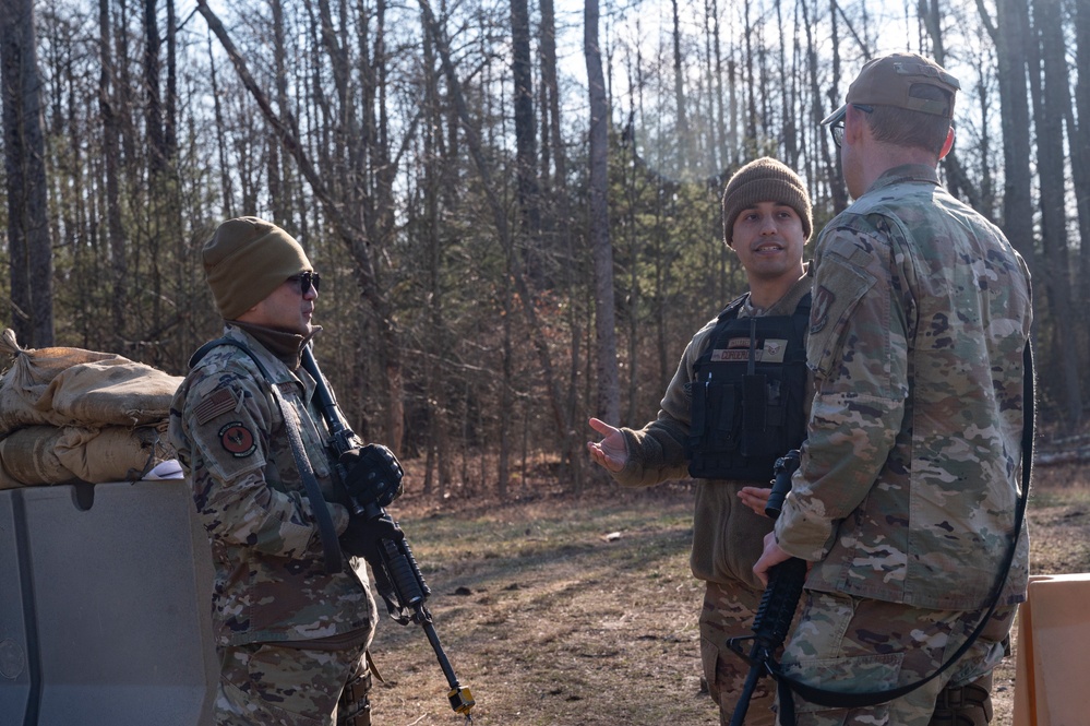 OTW students prepare and train on defensive fighting positions