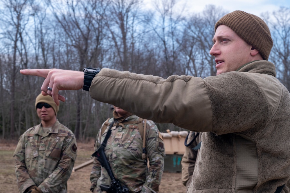 OTW students prepare and train on defensive fighting positions