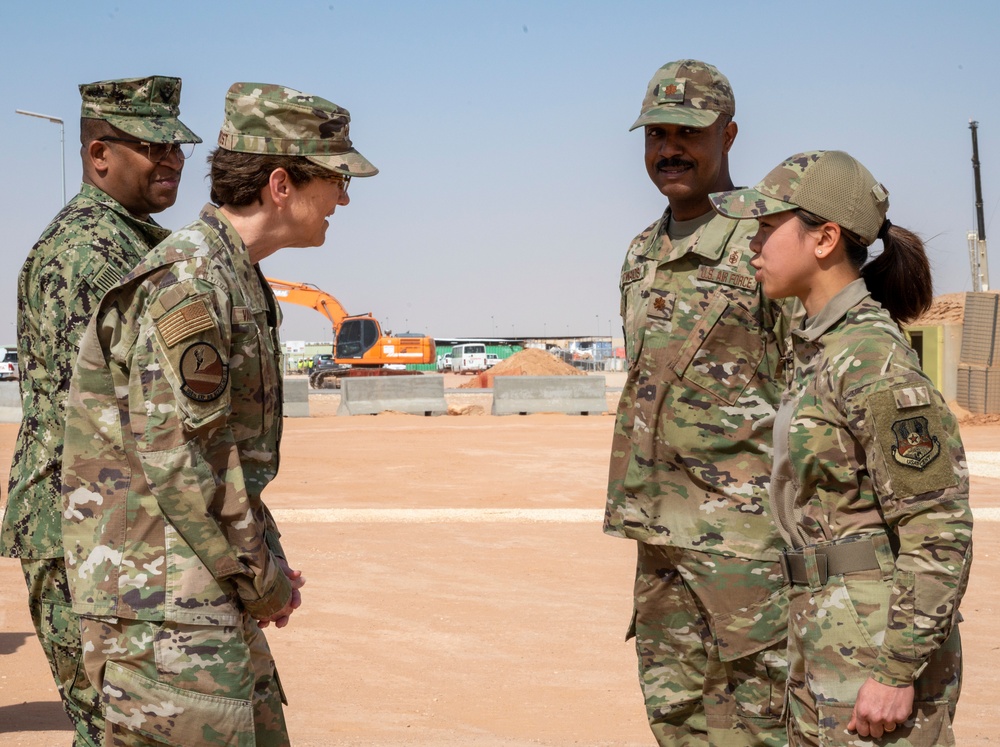 USTRANSCOM Commander visits Prince Sultan Air Base