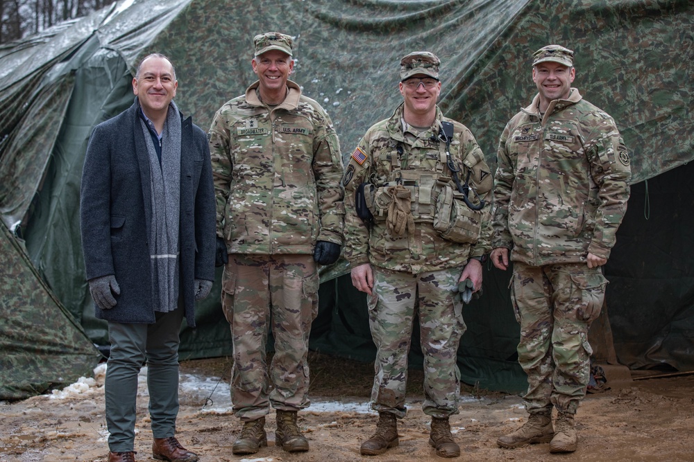 Under Secretary of the Army Honorable Gabe Camarillo visits 2CR in Hohenfels