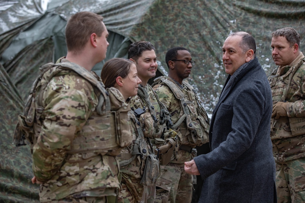 Under Secretary of the Army Honorable Gabe Camarillo visits 2CR in Hohenfels