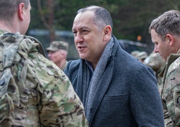 Under Secretary of the Army Honorable Gabe Camarillo visits 2CR in Hohenfels