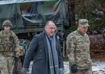 Under Secretary of the Army Honorable Gabe Camarillo visits 2CR in Hohenfels