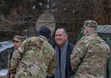 Under Secretary of the Army Honorable Gabe Camarillo visits 2CR in Hohenfels