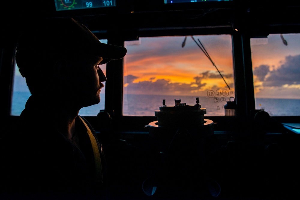 Sailor Stands Watch