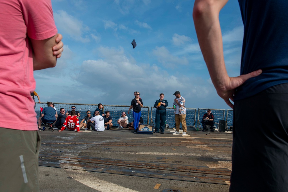 Sailors Participate In Steel Beach Picnic