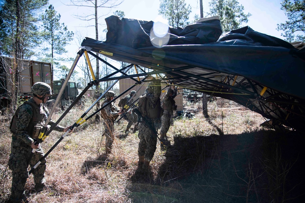 NMCB 133 Conducts a Field Training Exercise