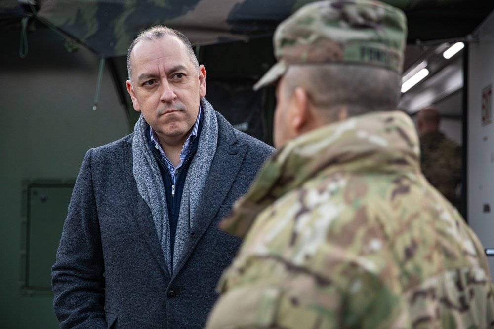 Under Secretary of the Army Visits Camp Kosciuszko