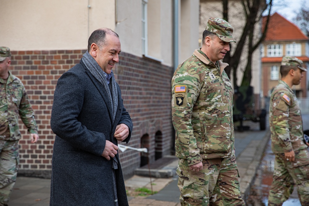 Under Secretary of the Army Visits Camp Kosciuszko