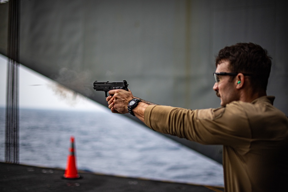 Sailors Participate in Marksman Training