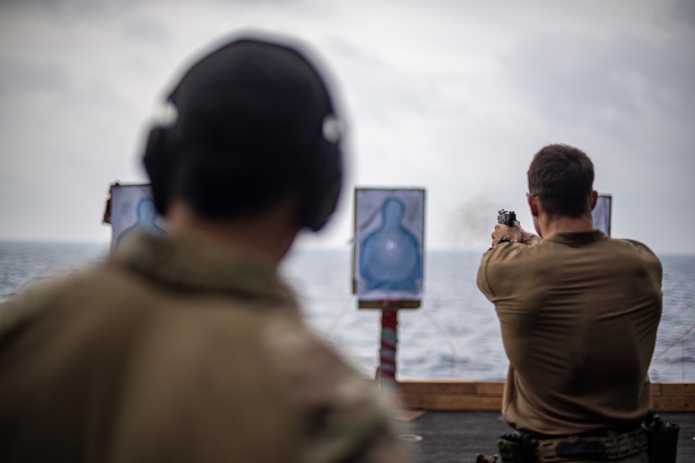 Sailors Participate in Marksman Training