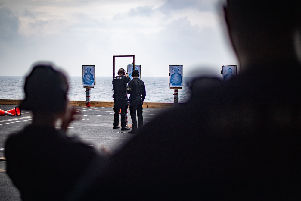 Sailors Participate in Marksman Training