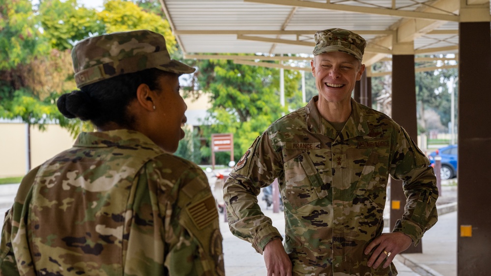 Third Air Force commander visits Incirlik AB, engages with Titan Airmen