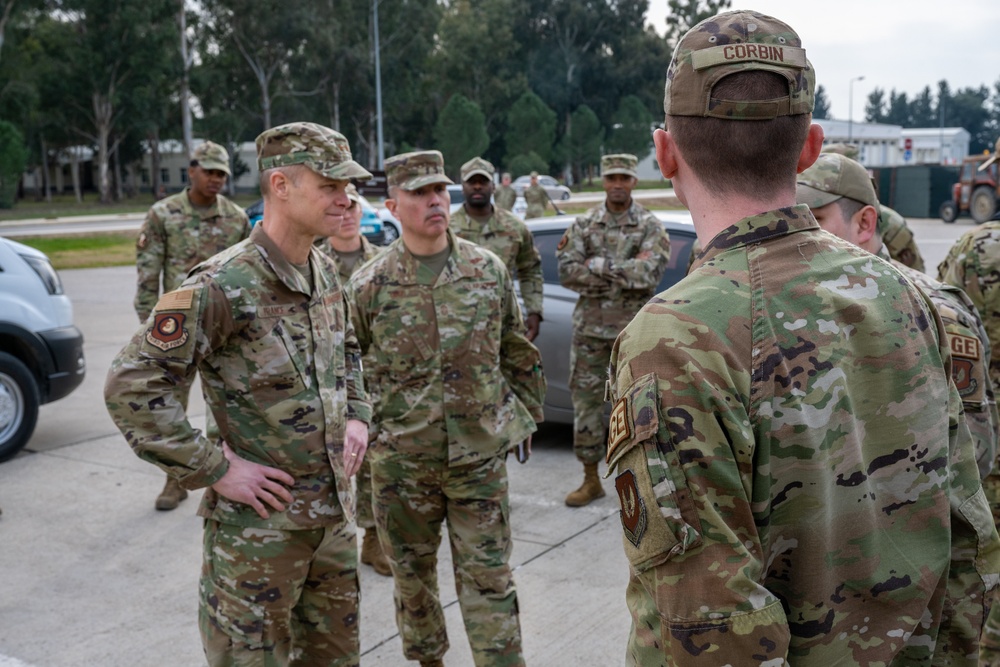 Third Air Force commander visits Incirlik AB, engages with Titan Airmen