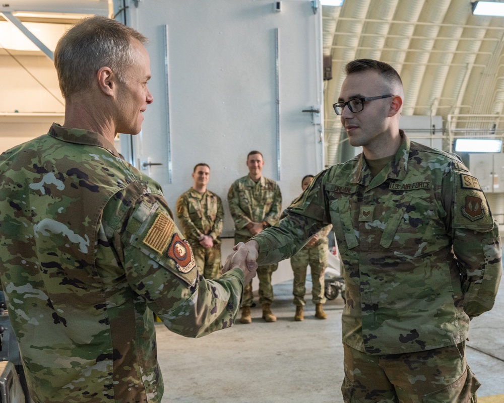 Third Air Force commander visits Incirlik AB, engages with Titan Airmen