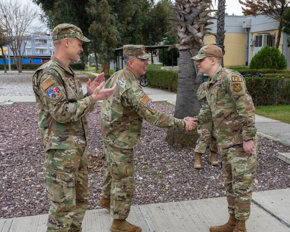 Third Air Force commander visits Incirlik AB, engages with Titan Airmen