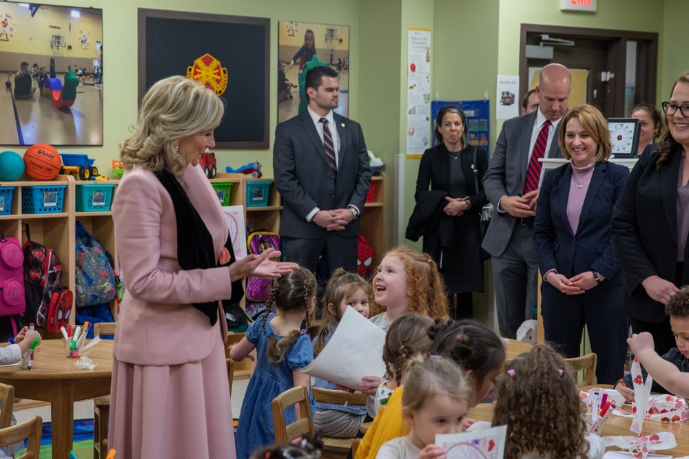 First Lady of the United States and Deputy Secretary of Defense visit Fort Drum