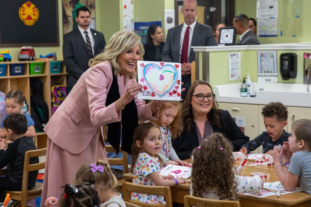 First Lady of the United States and Deputy Secretary of Defense visit Fort Drum