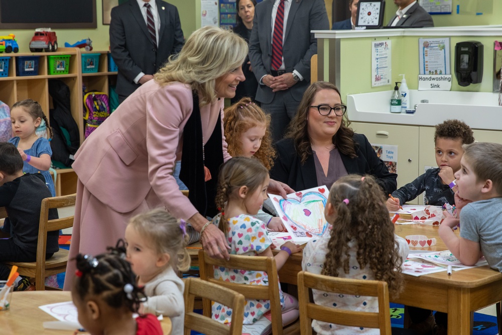 First Lady of the United States and Deputy Secretary of Defense visit Fort Drum