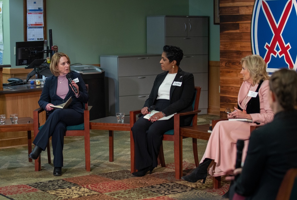 First Lady of the United States and Deputy Secretary of Defense visit Fort Drum